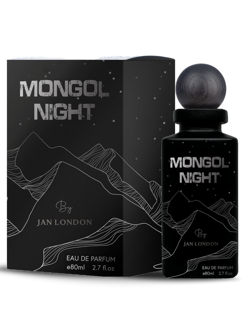 Mongol Night Perfume: A Bold Eau De Parfum for Men and Women, 80ml - Captivating Your Senses with a Long-Lasting Fragrance