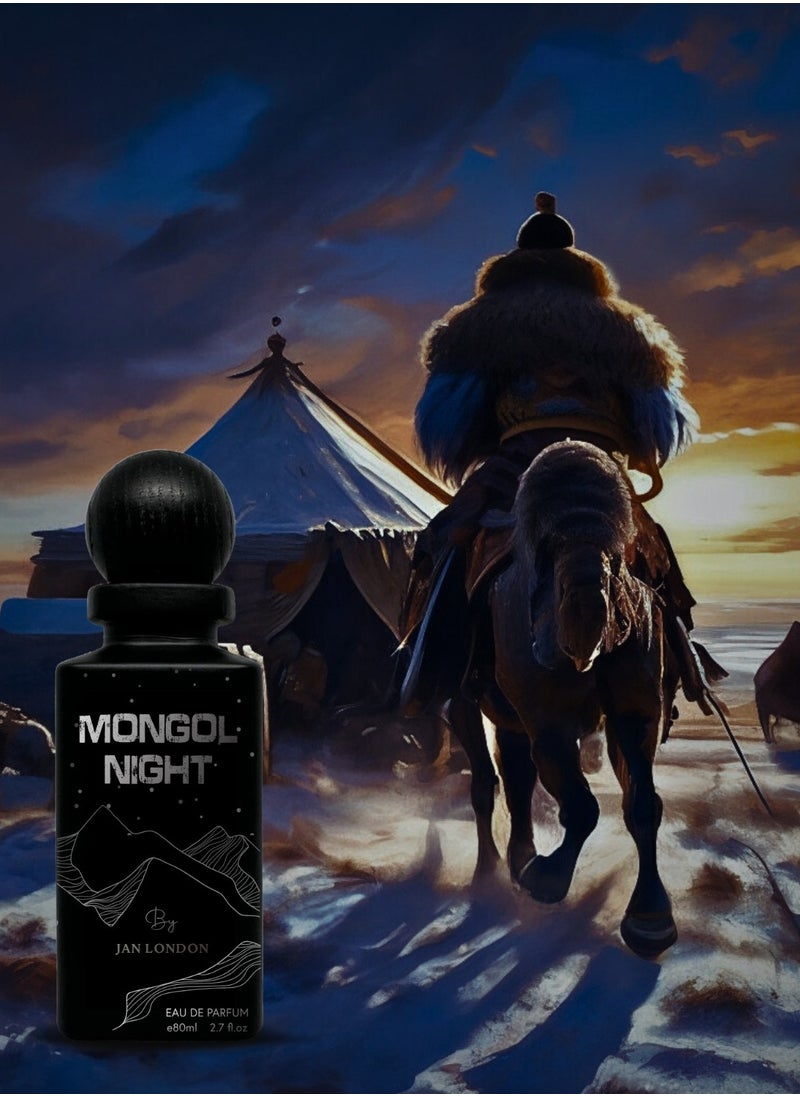 Mongol Night Perfume: A Bold Eau De Parfum for Men and Women, 80ml - Captivating Your Senses with a Long-Lasting Fragrance