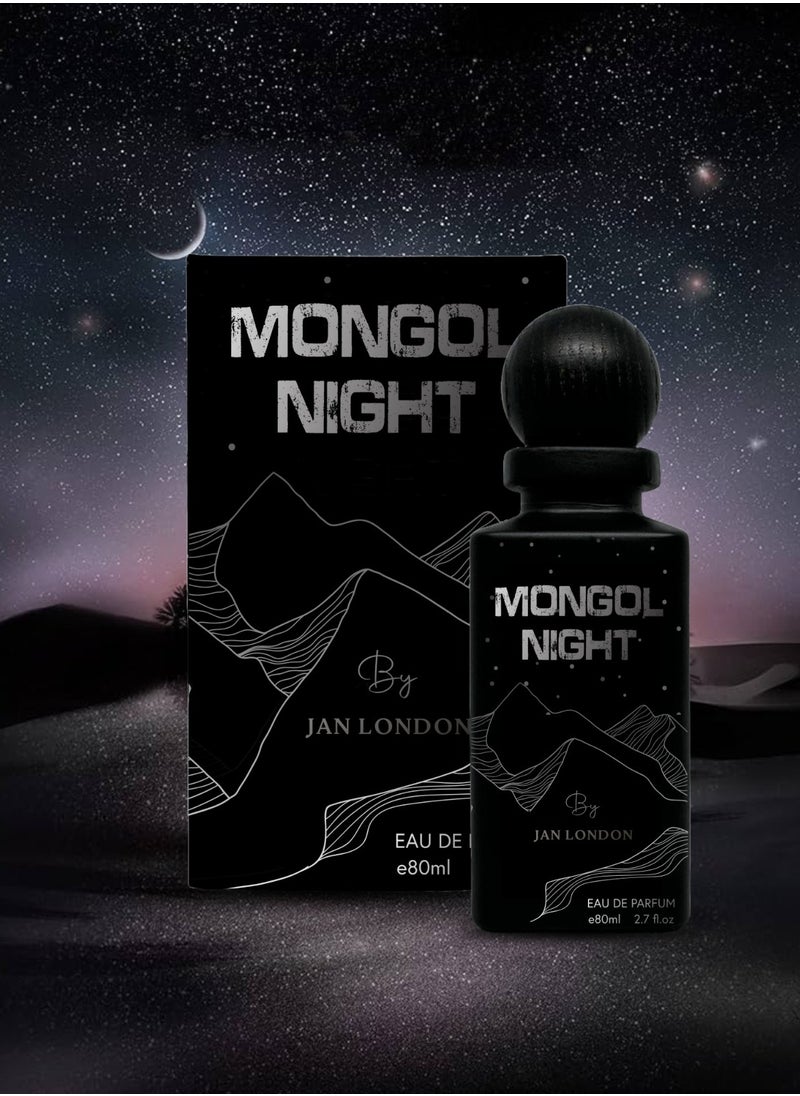 Mongol Night Perfume: A Bold Eau De Parfum for Men and Women, 80ml - Captivating Your Senses with a Long-Lasting Fragrance