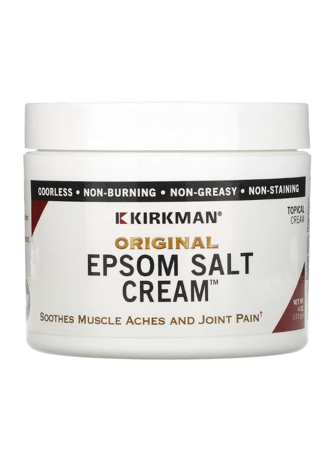 Epsom Salt Cream Original  4 oz 113 gm