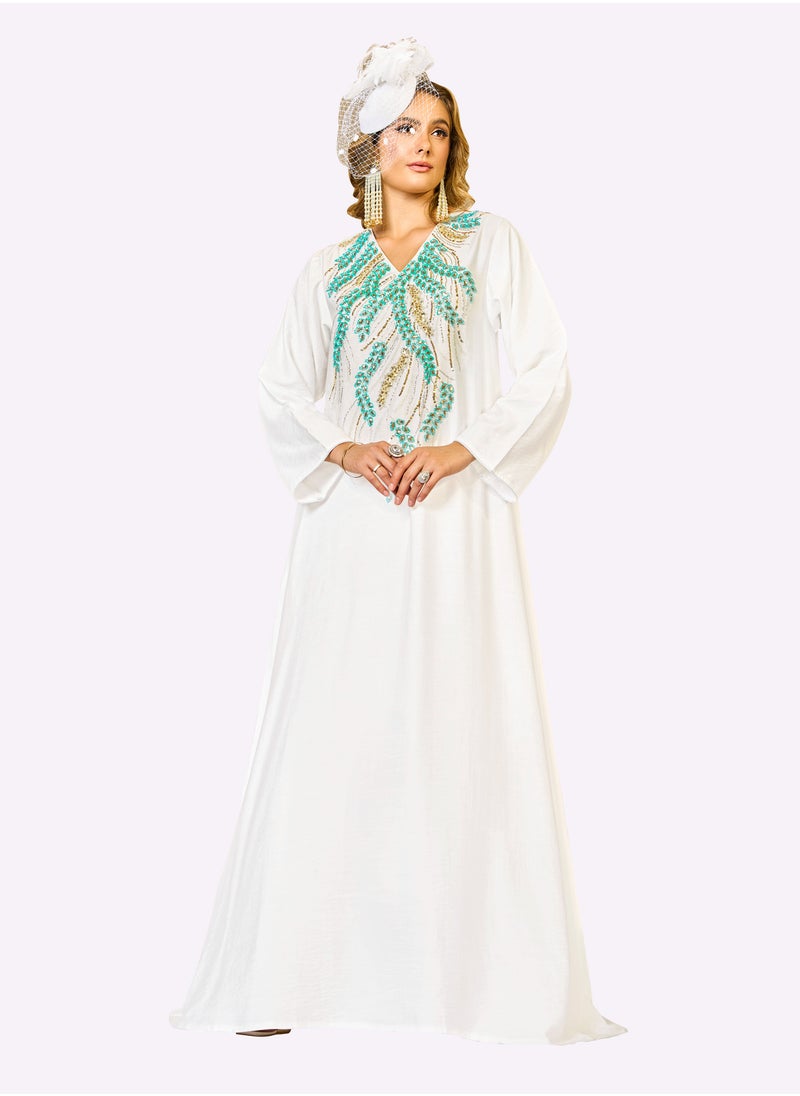 Sara Arabia Vine Design Jalabiya