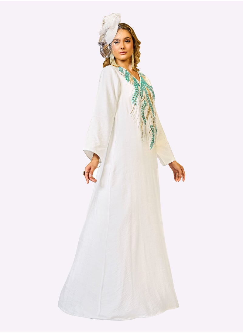 Sara Arabia Vine Design Jalabiya