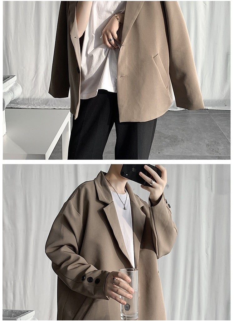 Casual And Versatile Loose-fitting Suit Jacket