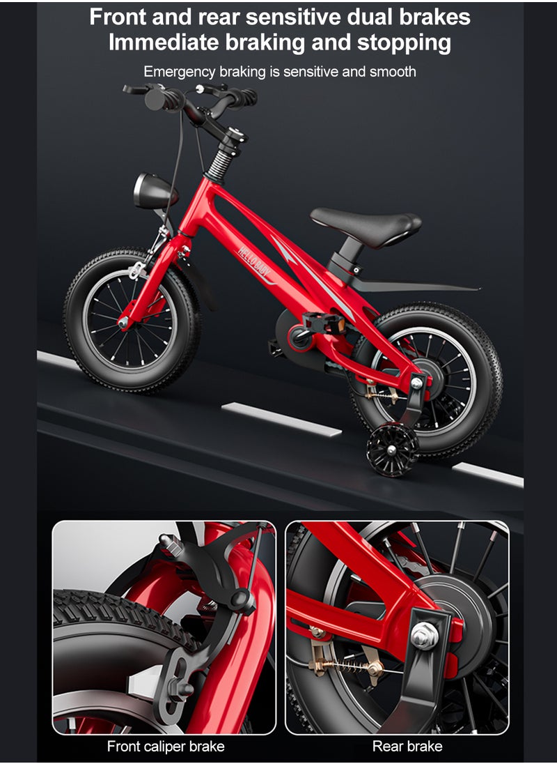 Kids Bike 14 16 18 inch Bicycle For 3+Years Old with Hand Brake Riding Bicycle for Kids