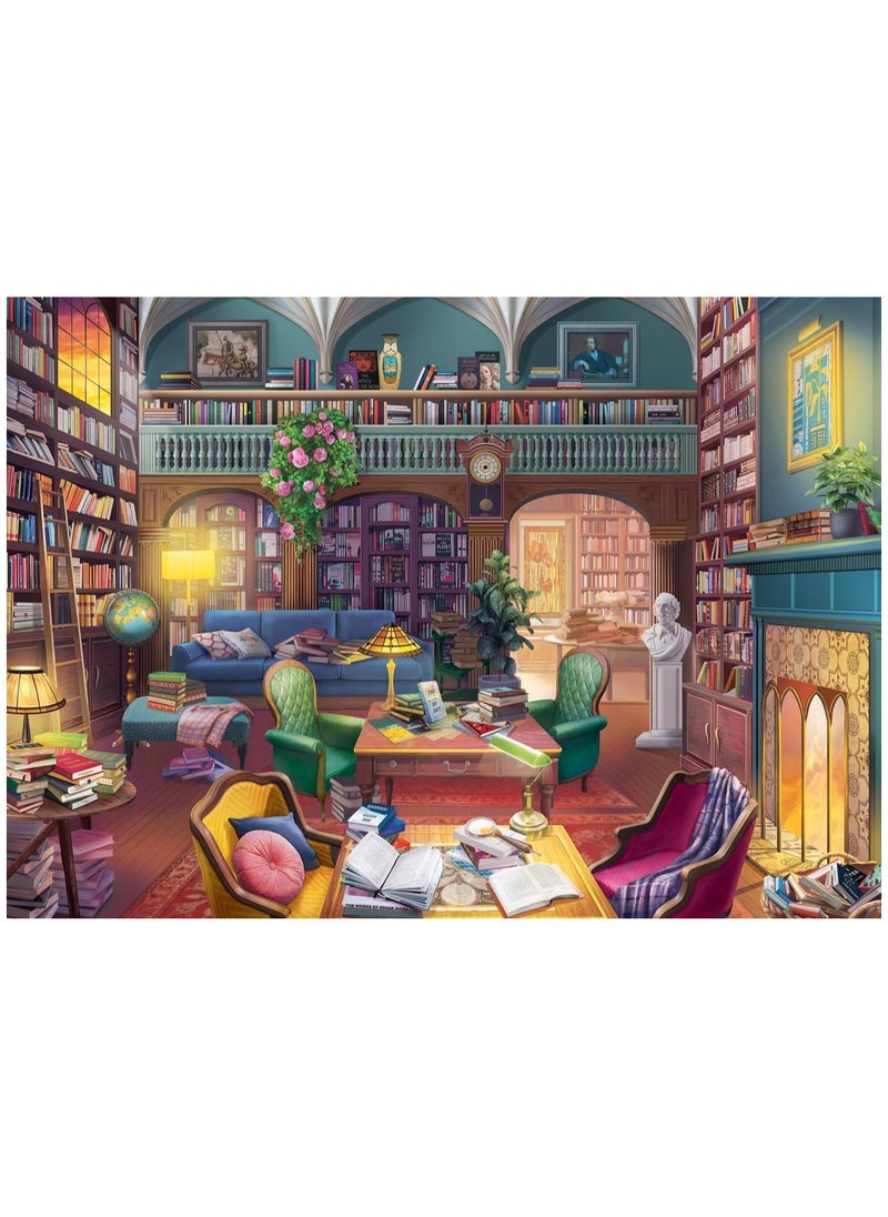 1000-Piece Creative Puzzle with Cartoon Scenery