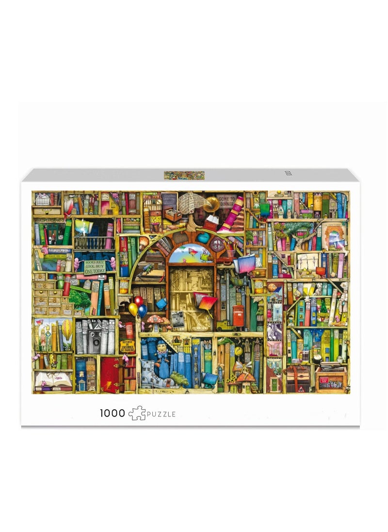 1000-Piece Creative Puzzle with Cartoon Scenic Design