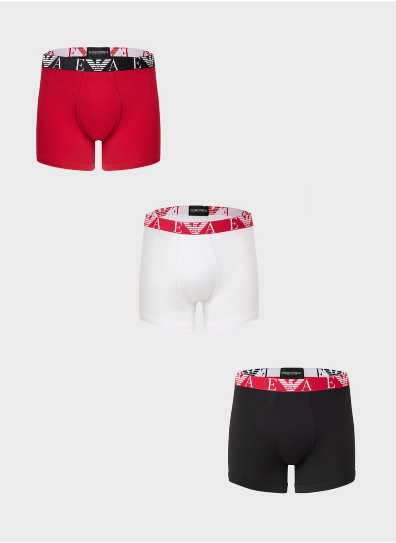 3 Pack Logo Band Boxers