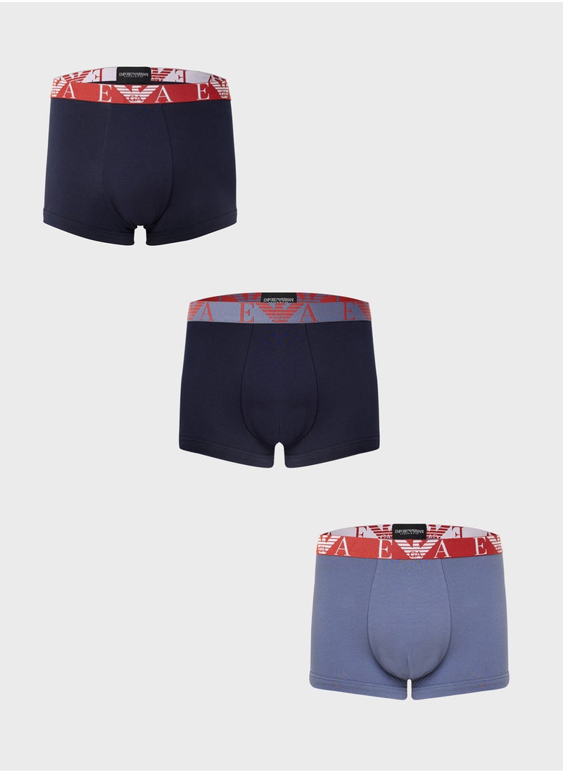 3 Pack Logo Band Boxers