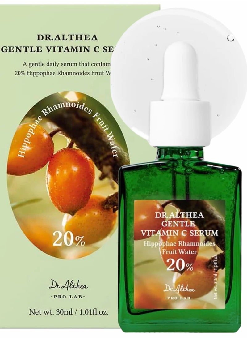 Dr. Althea Gentle Vitamin C Serum – Brightening & Hydrating Face Serum, 30ml – Even Skin Tone & Antioxidant Protection