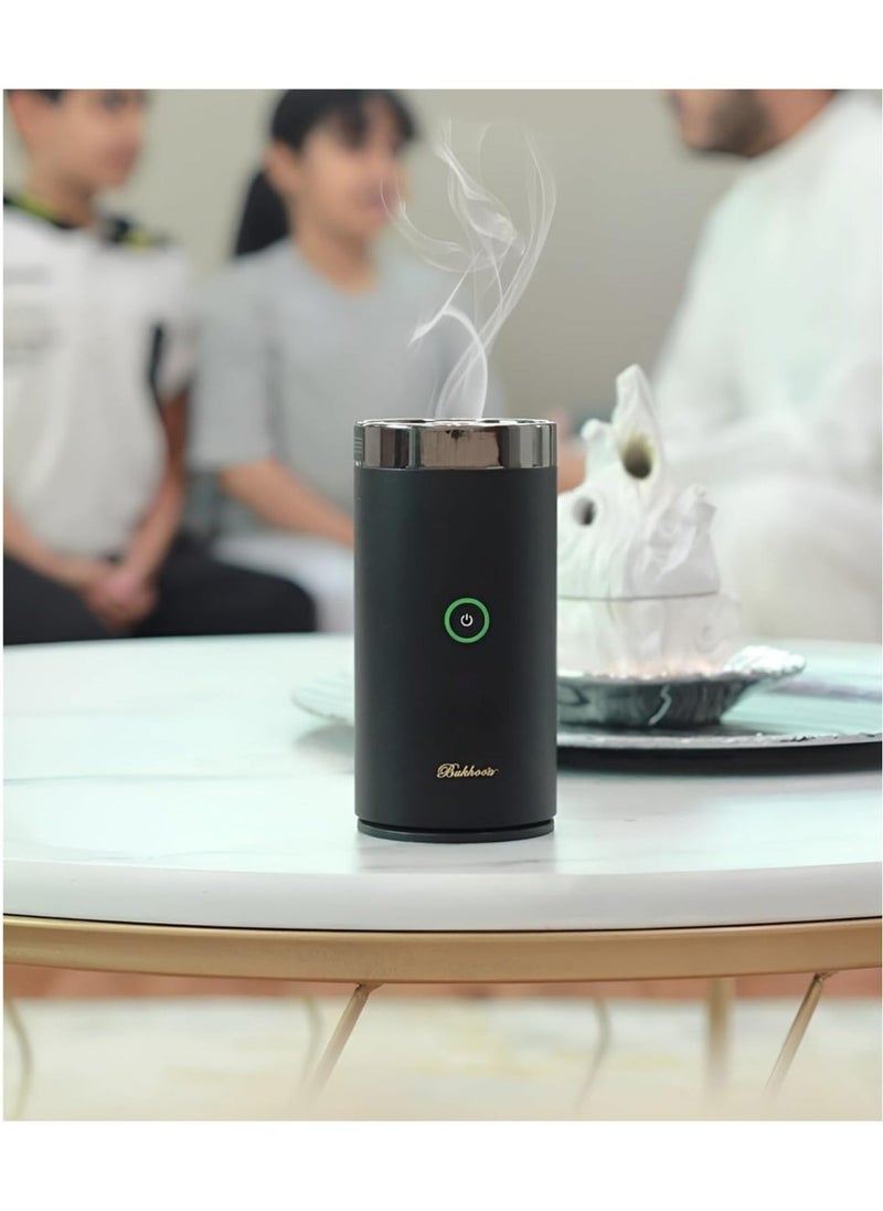 Car Bakhoor with Quran Speaker – Portable Arabian Electronic Aromatherapy Incense Burner, Rechargeable USB-C Quran Speaker, Ramadan Aroma Diffuser