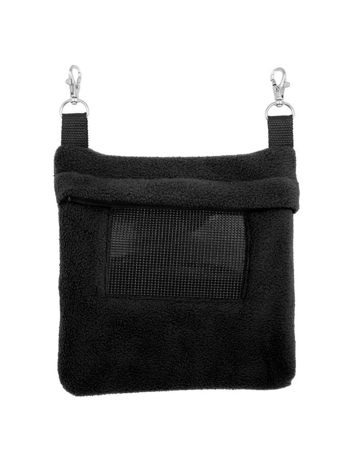 Exotic Nutrition Economy Carry Bonding Pouch (Black) - for Sugar Gliders, Squirrels, Marmosets, Hamsters, Rodents, Rats, Reptiles, & Other Small Pets
