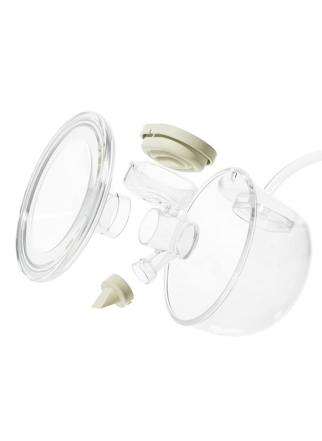 Phanpy Wearable Breast Pump Milk Collector Cup, New Cup Parts, Original Phanpy Breast Pump Replacement Accessories, 24 mm Flange and 20mm Insert Included, 15 oz / 420 ml, 2 Piece