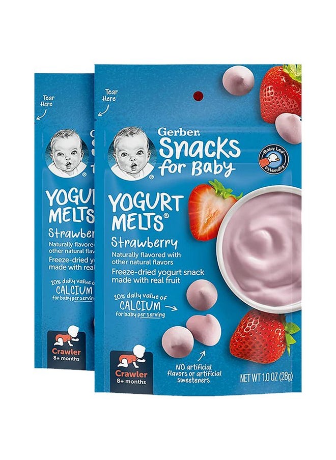 Gerber Yogurt Melts Strawberry (Pack of 2)