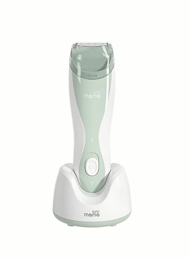 Baby Mute Electric Shaved Hair Clipper, Silent Haircut Trimmer For Kids and Toddlers, Charging Waterproof Low Vibration Machine about boy Hair's Cutting