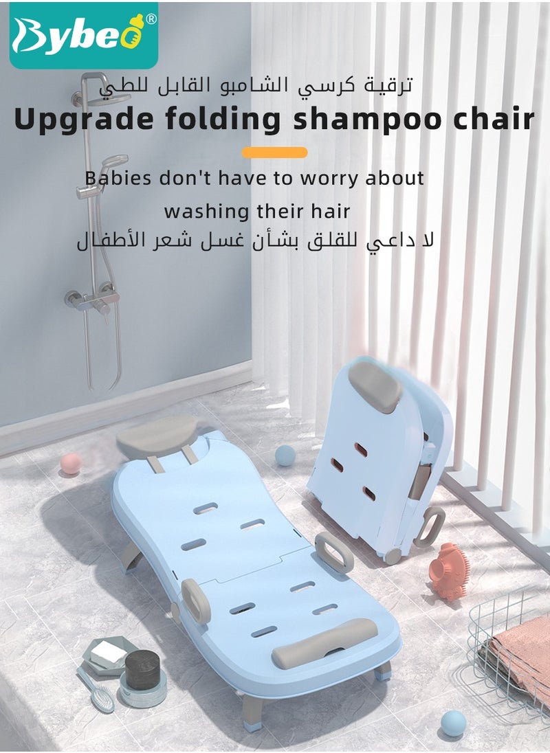 Toddler Head Hair Rinser Salon Chair With Baby Bath Washing Hair Shower Shampoo Cup for Infants Kids