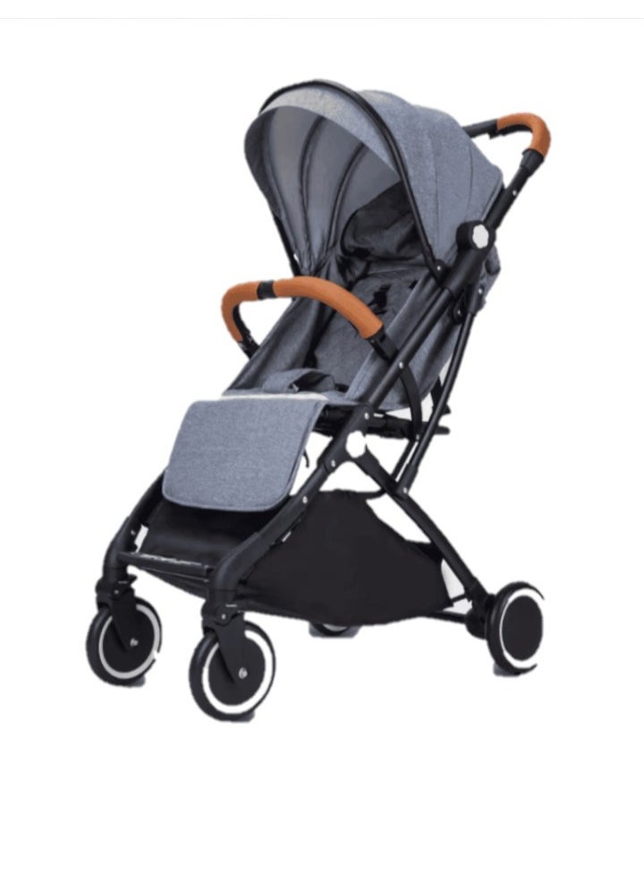 Baby Stroller Plane Lightweight Portable Travelling Pram-Grey