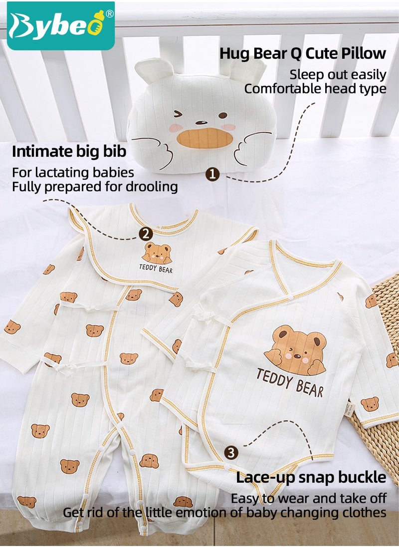 26PCS Newborn Baby Gifts Set, Newborn Layette Gift Set, Baby Clothes Accessories Set for Boys and Girls, Premium Cotton, Perfect Gift Box for Spring Summer Autumn Winter Four Seasons