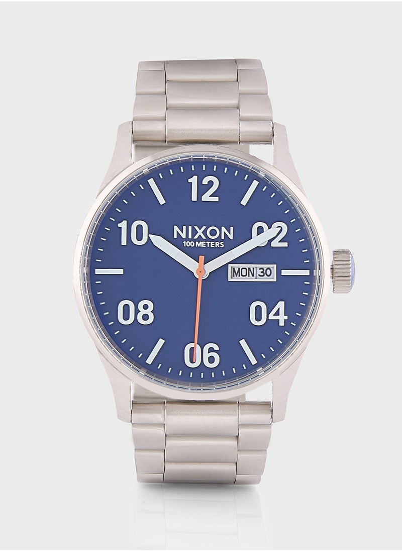 Sentry Stainless Steel Analog Watch