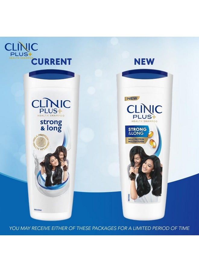 Strong & Long Shampoo 650 Ml|| With Milk Proteins & Multivitamins For Healthy And Long Hair - Strengthening Shampoo For Hair Growth