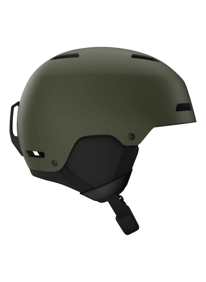 Ledge Ski Helmet Snowboard Helmet For Men Women & Youth Matte Trail Green Size M (55.559Cm)