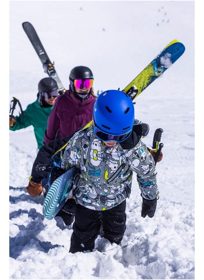 Crue Youth Snow Helmet Matte Bright Green Xs (48.552Cm)