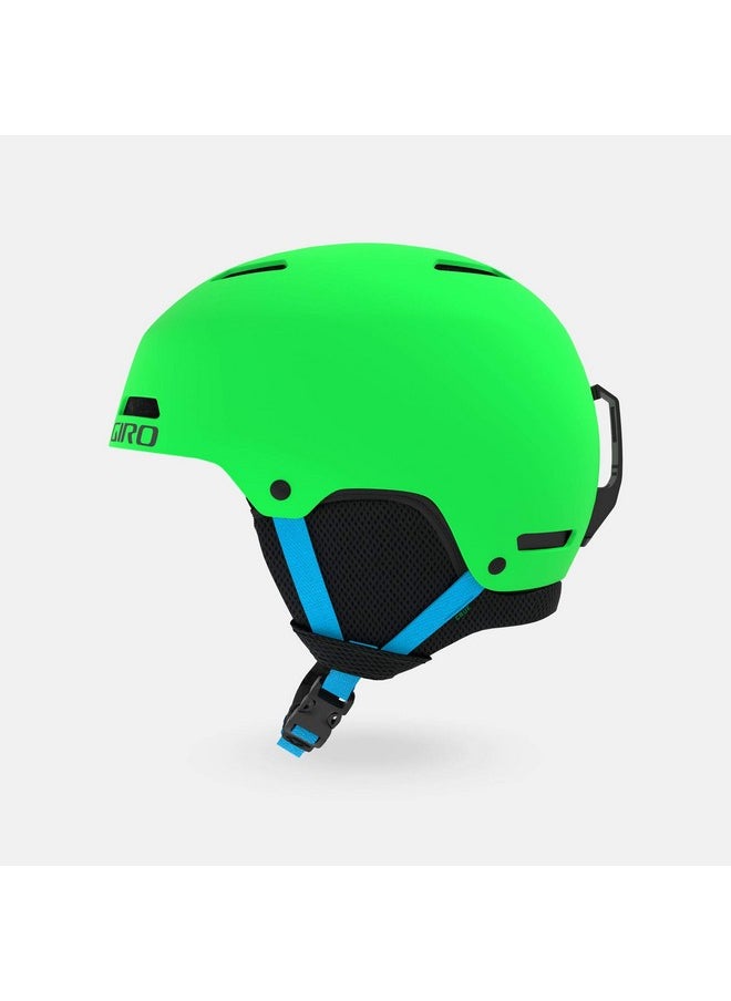 Crue Youth Snow Helmet Matte Bright Green Xs (48.552Cm)