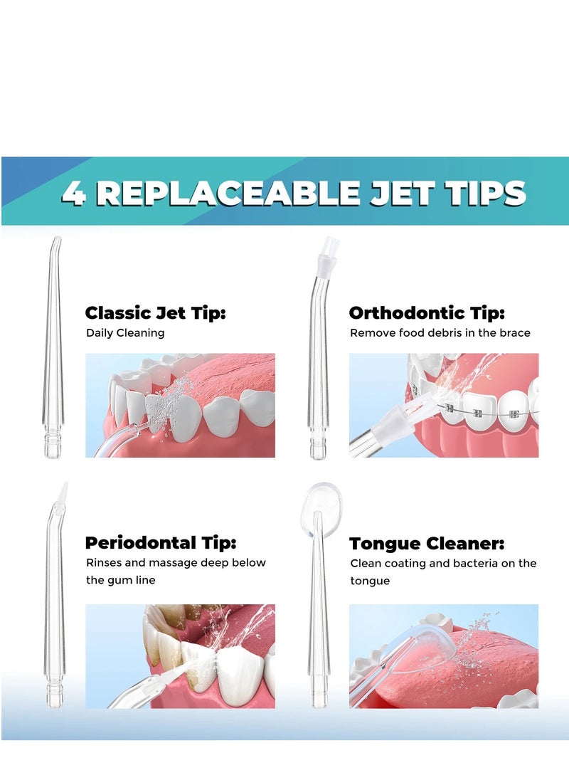 Toothpaste Dispensers  USB Rechargeable Water Jet Teeth Cleaner with Water Flosser