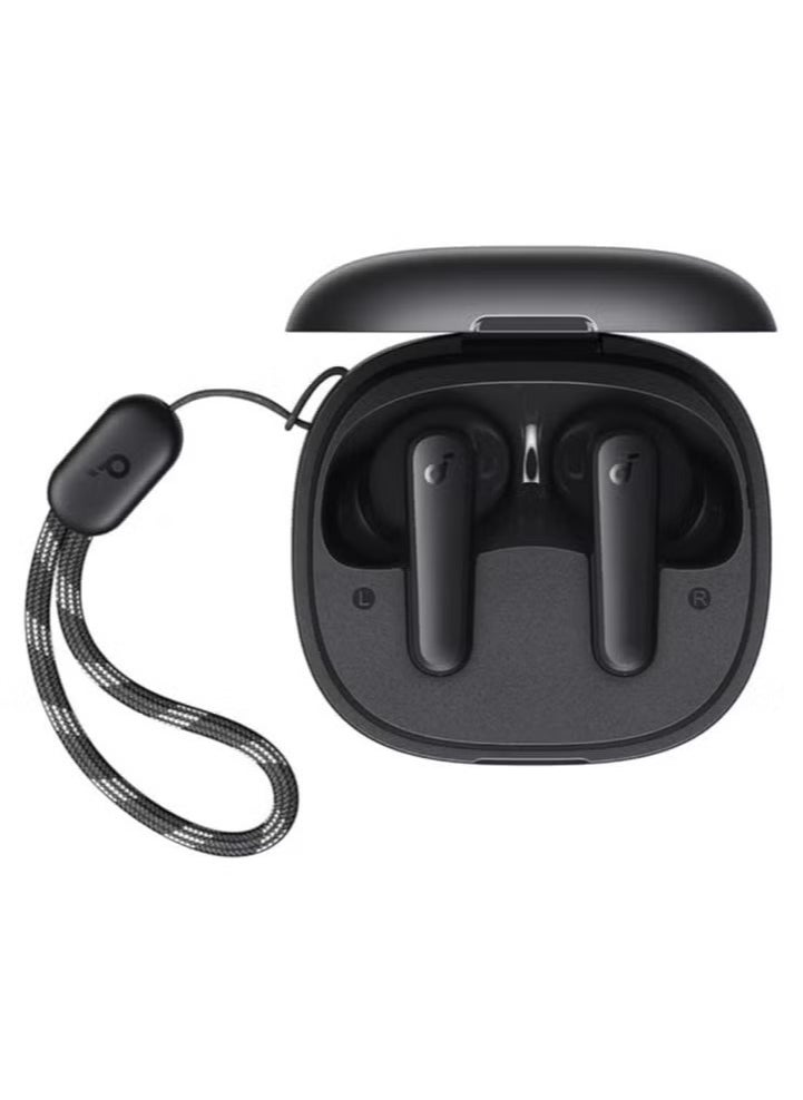 Anker P25i True Wireless Earbuds – 30+ Hours Playtime, Clear Calls & Deep Bass, IPX5 Water-Resistant, Connect App with 22 EQ Presets, Fast Connectivity – Black