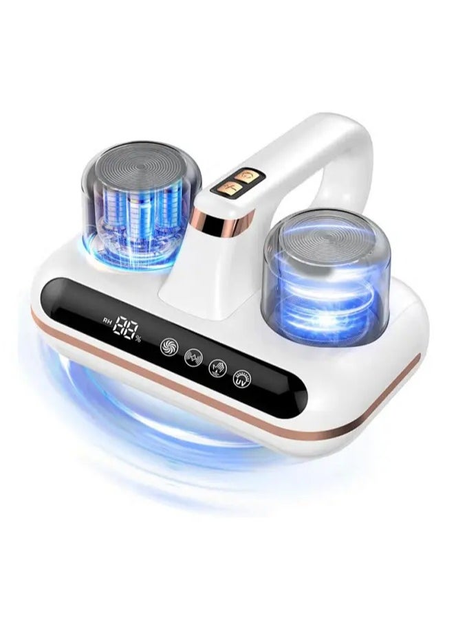 Bed Vacuum Cleaner Powered by UV-C light u0026 ultrasonic technology, 16Kpa strong suction,low noise,Suitable for dust, pet hair, etc