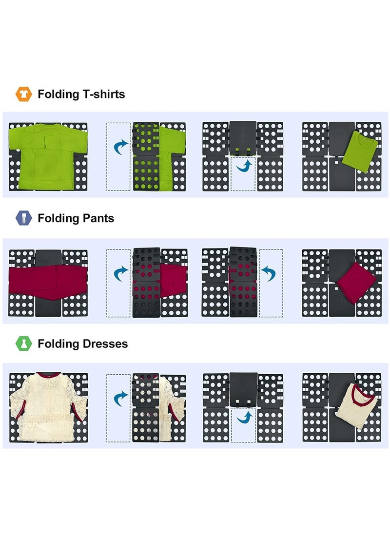 Shirt Folder Clothes Folding Board Laundry Room T Shirt Adjustable PP Plastic Folding Board Easy to Fold Clothes