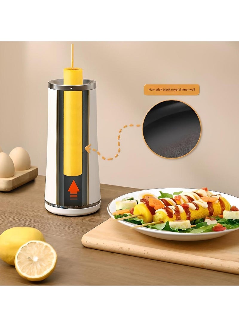 Electric Egg Sausage Machine, Egg Roll Sausage Breakfast Maker, Smart Egg Boiler, Automatic Rising Egg Roll Maker, Steaming u0026 Boiling Cookware