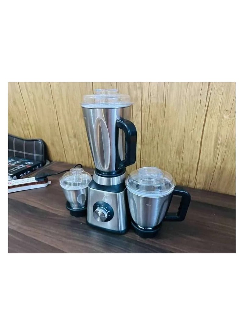 Original Silver Crest Full Steel Body 3 in 1 Electric Juicer, Chopper and Grinder Machine Heavy Duty
