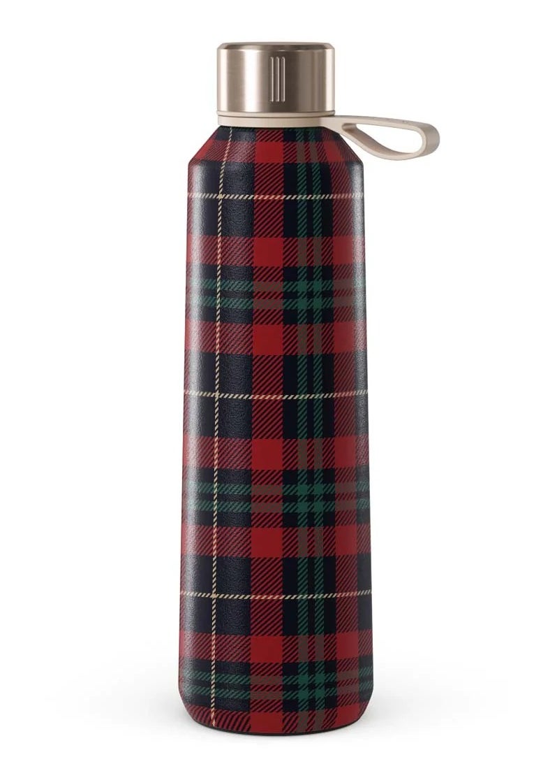 Insulated Water Bottle (17oz) Stylish Stainless Steel Water Bottles Durable Metal Water Bottle Stays Hot or Cold Anti-Slip, Leak-Proof Reusable Water Bottle -Sweater Weather - Water Bottle