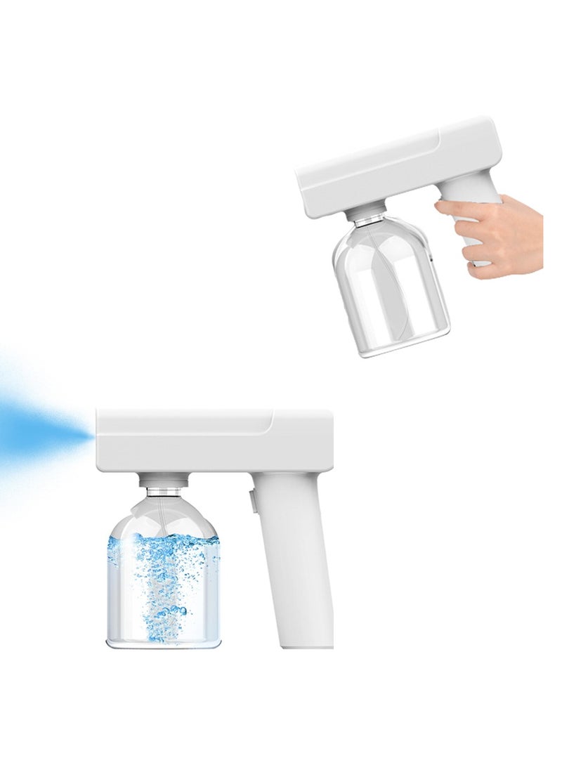 Portable Handheld Electrostatic ULV Sprayer with Adjustable Spray Volume for Effective Touchless Sanitization Wireless Rechargeable Fogger Gun