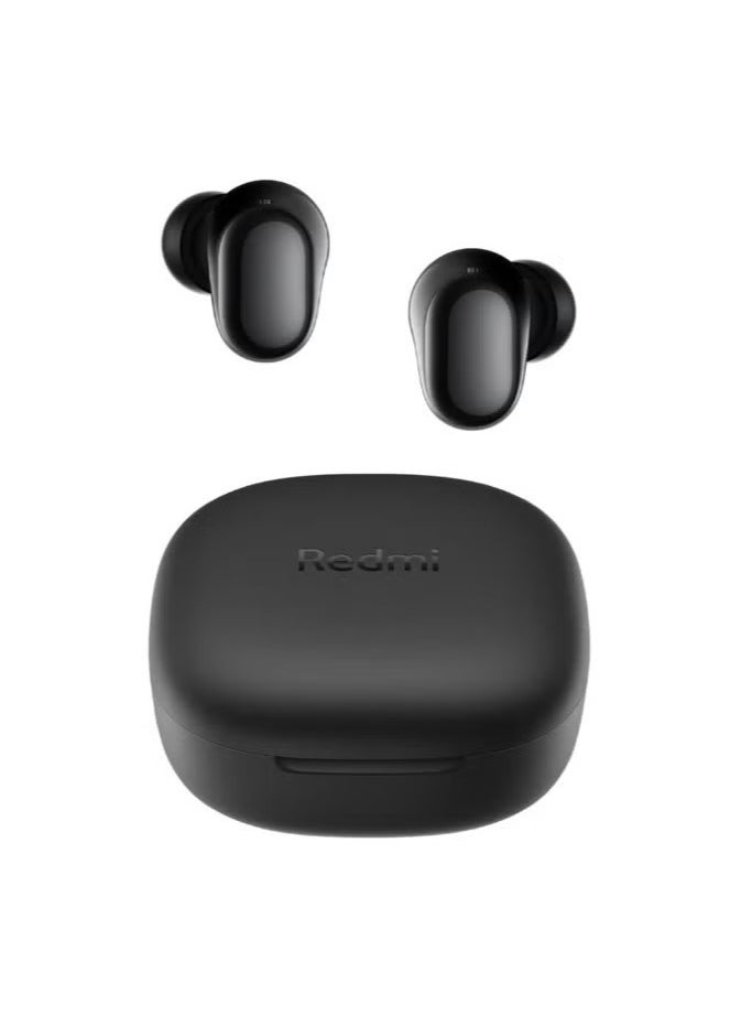 Xiaomi Redmi Buds 6 Play – 10mm Dynamic Driver, AI Noise Reduction, Up to 36-Hour Battery Life, Bluetooth® 5.4, Touch Control, Global Version, Black – Premium Sound, Comfortable Fit, Convenient and Long-Lasting Performance