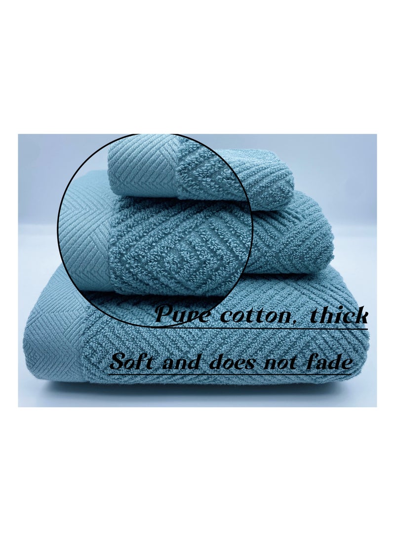 Quick drying and high water absorption luxury bath towels set 100% cotton soft and durable size 70 * 140cm sports hotel spa bathroom sensitive skin daily household use