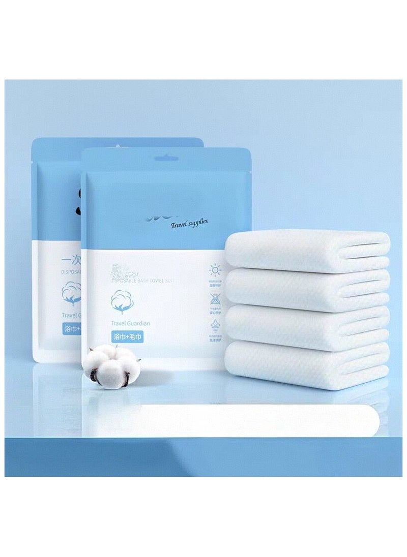10 Packs of Disposable Bath Towels and Towel Sets Essentials for Travel