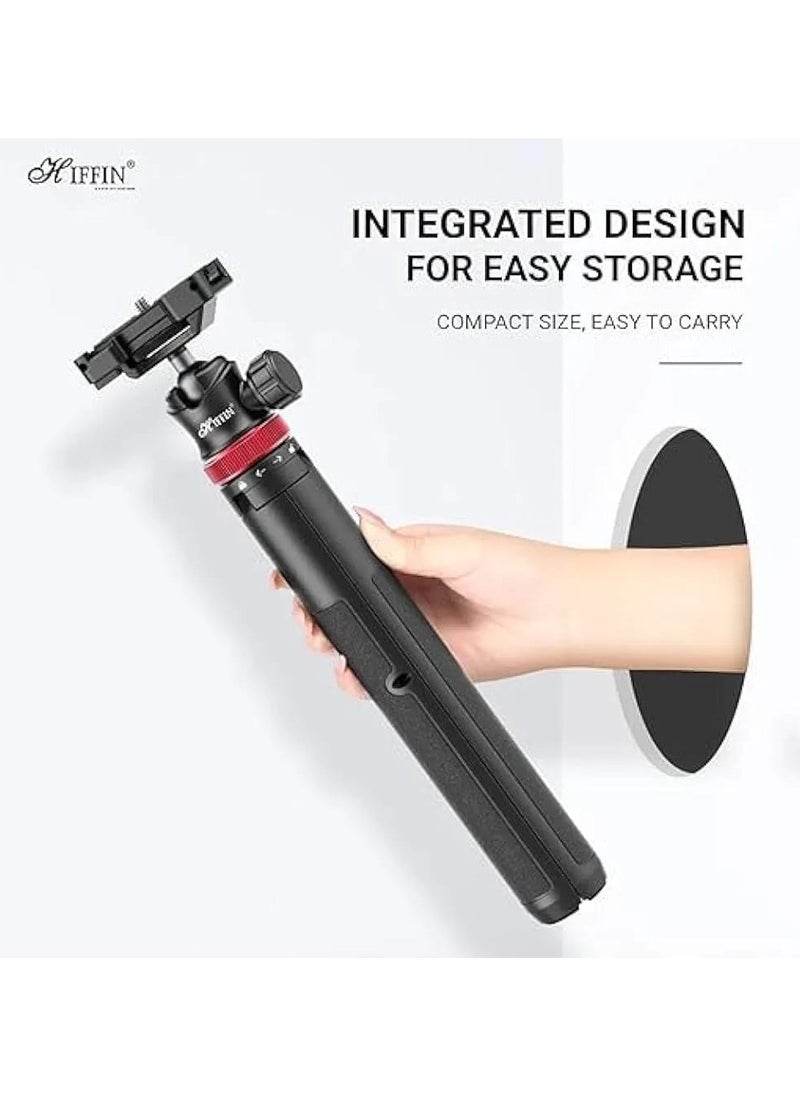 Selfie Stick Tripod, Phone Camera Handle Grip, Video Table Stand for Sony, Go Pro, Canon, Nikon, Vlog, iPhone