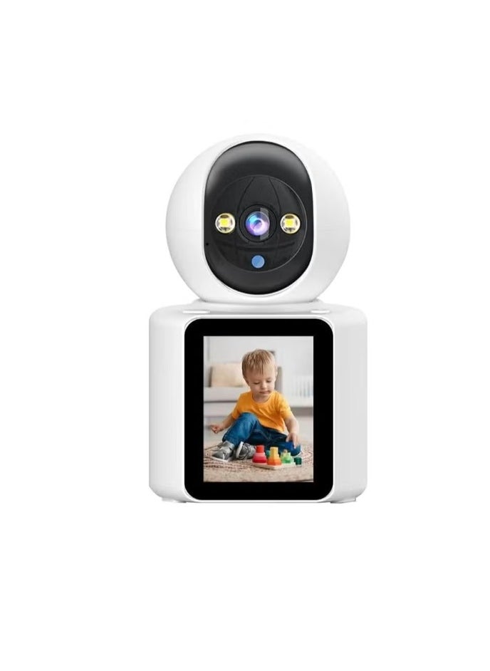 Indoor Security Camera 1080P Full HD ,2.8inch HD Display and two-way video calling, Human/Pet /Baby Monitor/Pet Camera/Home Security APP:im CAM