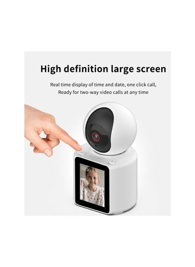 Indoor Security Camera 1080P Full HD ,2.8inch HD Display and two-way video calling, Human/Pet /Baby Monitor/Pet Camera/Home Security APP:im CAM