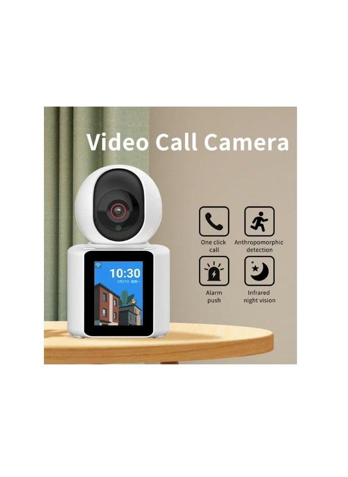 Indoor Security Camera 1080P Full HD ,2.8inch HD Display and two-way video calling, Human/Pet /Baby Monitor/Pet Camera/Home Security APP:im CAM