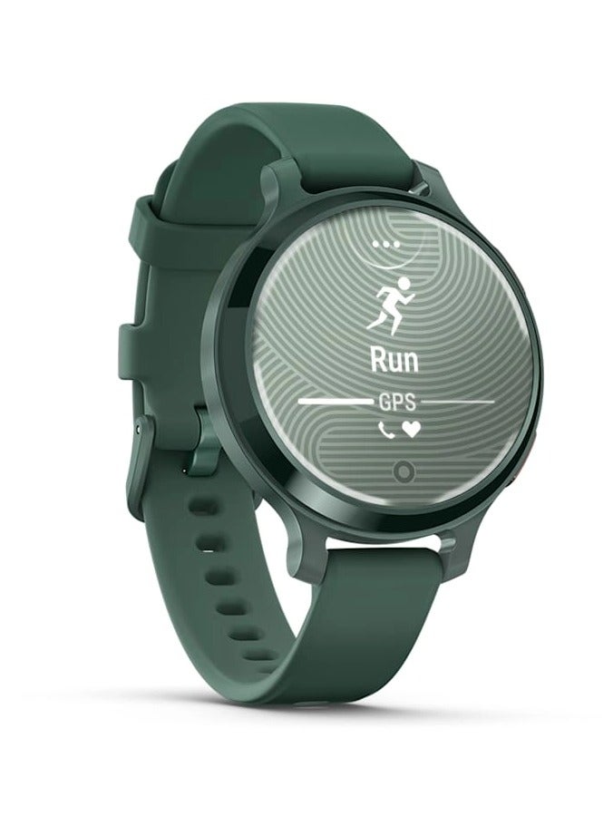 Lily 2 Active - 38MM - Jasper Green with Jasper Green Silicone Band - Up to 9 Days of  Battery life  - 0.84