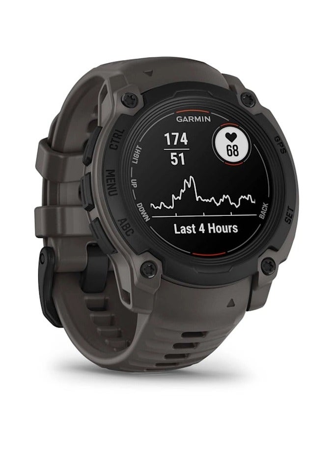 Instinct E - 40MM - Black with Charcoal Band - Up to 14 Days of  Battery life  - 0.6