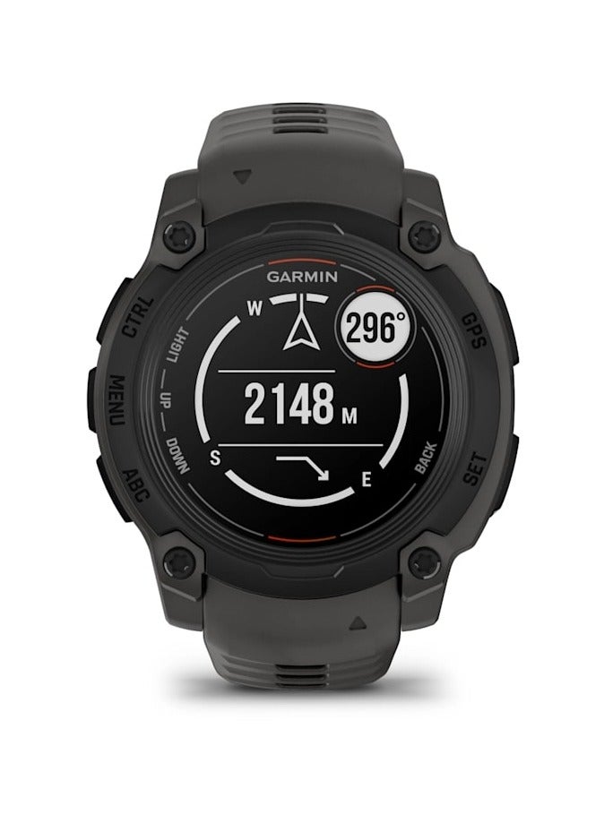 Instinct E - 40MM - Black with Charcoal Band - Up to 14 Days of  Battery life  - 0.6