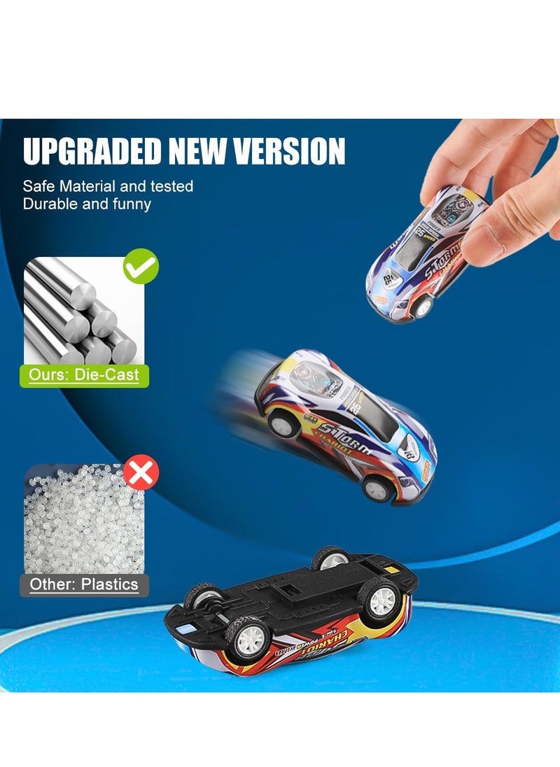 50PCS Pull Back Cars, Toys for 3 Year Old Boys Girls, Push and Go Toy Race Car Vehicle with Storage Box, Friction Power Diecast Kids Toy Mini Cars, Best Gifts for Party Birthday