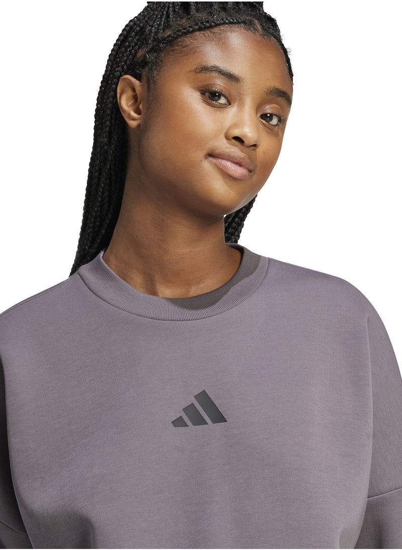 Future Icons3 Stripe Sweatshirt