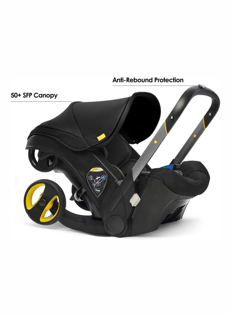 4-in-1 Multifunctional Baby Stroller | Foldable & Lightweight Aluminum Alloy Frame | Front & Rear PU Wheels with Brakes | Suitable for Babies 0-36 Months | Push Both Ways