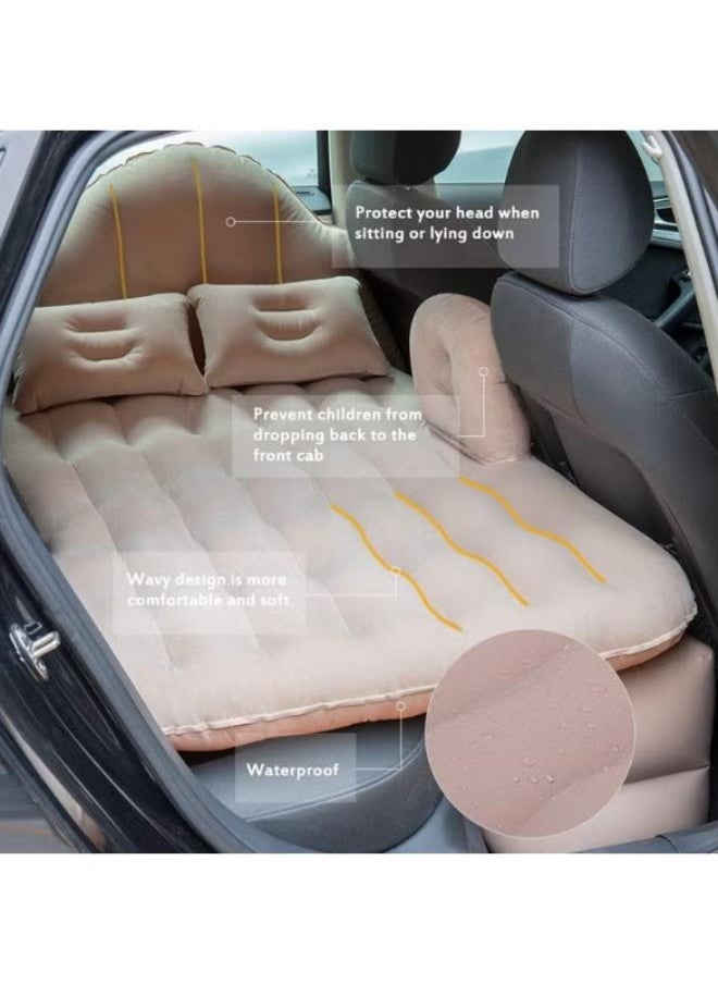 Universal Car Inflatable Bed Multifunctional Travel Bed Car Mattress Bed Interior Car Accessories with Air Pump