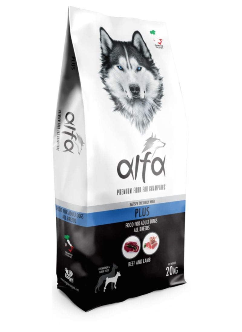 Alfa Plus Adult Dog Food (Italian)