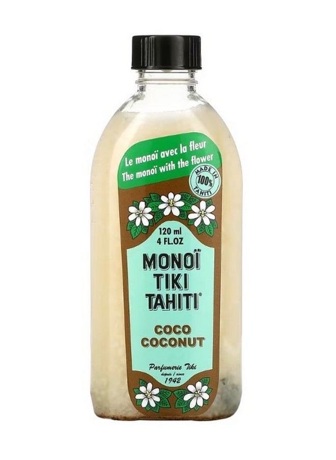 Monoi Tiki Tahiti Coco Coconut 4 fl oz 120 ml